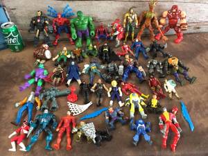 lot 151 image: Group Action Hero Figures