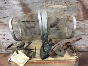 lot 230 image: Vintage Traps & Iron