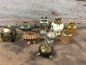 lot 272 image: 9 Vintage Table Lighters