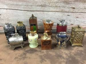 lot 283 image: 10 Vintage Table Lighters