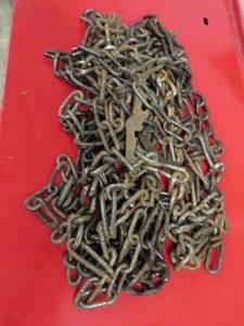 lot 378 image: 212 inch tire chains for a snowblo...