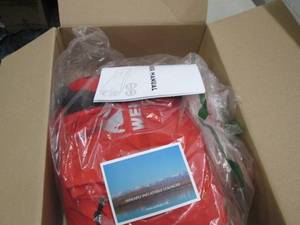 lot 393 image: wekapo inflatable lounger red not b...