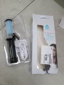 lot 50 image: Retractable USB Curling iron, open ...