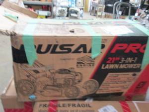 lot 131 image: Pulsar Pro 21 3 in 1 lawn mower, a...