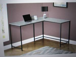 lot 149 image: l shaped corner computer desk imper...