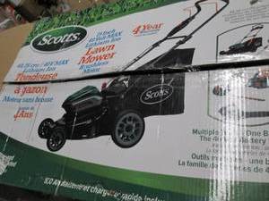 lot 158 image: scotts 40 volt lithium ion 19 inch ...
