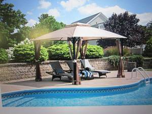 lot 165 image: shelterlogic 10x12 cypress gazebo o...