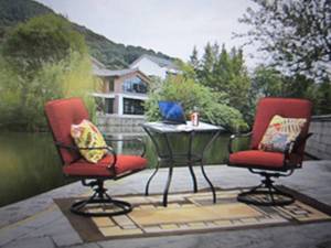 lot 172 image: glyn 3-pc small space patio set ope...