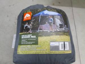 lot 179 image: slant leg canopy accessory pack ope...