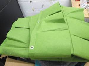 lot 194 image: Lot of fabric storage items, open b...