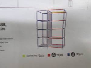 lot 201 image: Closet wardrobe, open box, needs as...