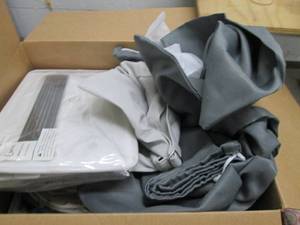 lot 216 image: Box of laundry storage and grocery ...