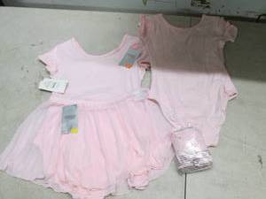 lot 236 image: 2 pink Danskin dancer leotard and s...