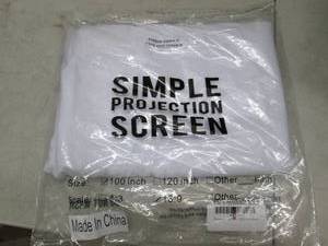 lot 240 image: Simple Projection Screen 169 100 i...