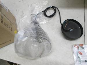 lot 253 image: Hanging light, untested, hardwired,...