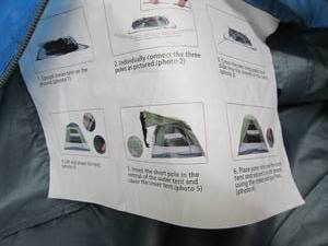 lot 259 image: Aglory 2 person tent, open box, ...