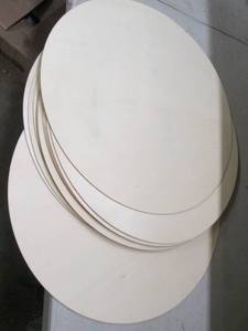 lot 286 image: Unfinished round circle cutouts for...