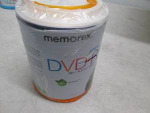 lot 296 image: Memorex DVD-r 16x 4.7Go 120 min ope...