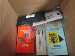 lot 337 image: box of electronics misc ...