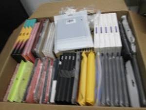 lot 351 image: box of tablet protectors, various s...