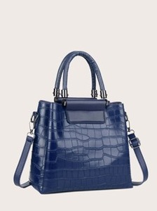 lot 11 image: 4pcs Croc Embossed Tote Bag Set