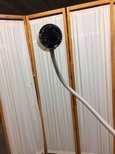 lot 7 image: MSRP $500 Cardinal Health C18100 Halogen Exam Goosenck Floor Light - Great Working Condition