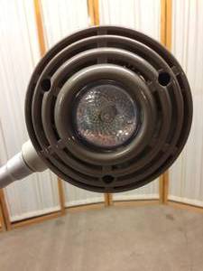 lot 8 image: MSRP $600 Midmark Ritter 152-001 Exam Gooseneck Mobile Floor Light - Great Working Condition