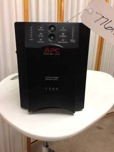 lot 14 image: MSRP $1000&nbspAPC SUA1500X93 Smart-UPS&nbspUninterruptible Power Supply&nbsp1500VA Shipboard - UPS - 980 Watt - 1440 VA - Great Working Condition