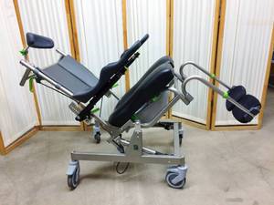 MSRP $4000&nbspRaz Design RAZ-AT Tilt In Space Rehab Shower Backs Up Over The Toilet Commode Chair With Lift Up Arm Molded Arm Rest For Easy Wheelchair Access Plus Many Fabulous Extras&nbsp Like New Condition&nbsp See Youtubes