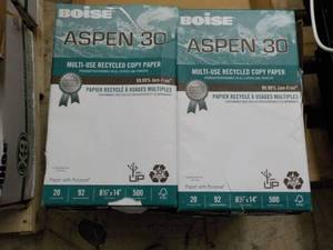 lot 3 image: Case of 5000 Sheets Boise Aspen 30 ...
