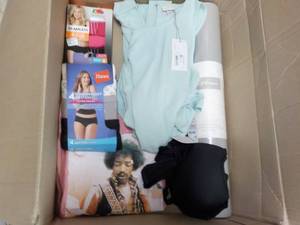 lot 19 image: Yoga Mat and Variety of Clothing- s...