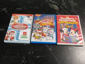 lot 46 image: Xmas DVDs unopened...