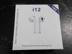 lot 82 image: True Wireless i12 Ear Buds...