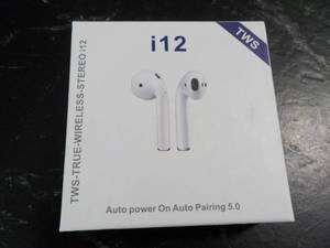 lot 84 image: True Wireless i12 Ear Buds...