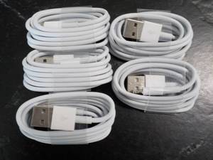 lot 88 image: 5 Lightening Cables iPhone X, 8 and...