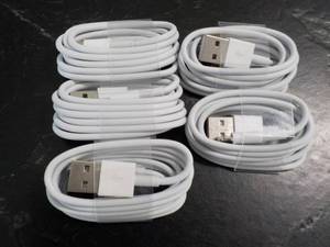 lot 90 image: 5 Lightening Cables iPhone X, 8 and...