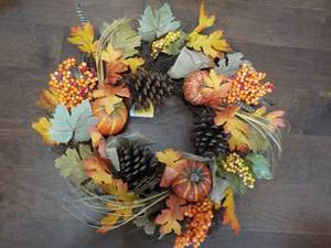 lot 96 image: Fall Wreath 22 Diameter...