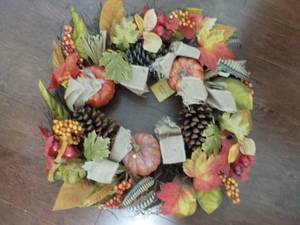 lot 97 image: Fall Wreath 22 Diameter...