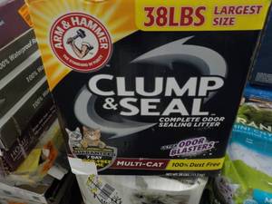 lot 130 image: Arm and Hammer 38 lb. Box Clump and...