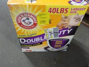lot 131 image: Arm and Hammer 40 lb. Box Double Du...