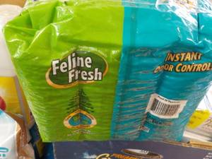 lot 134 image: Feline Fresh 20 lb. bag Pine Pellet...