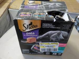 lot 165 image: Sheba Cat food - 36 servings...