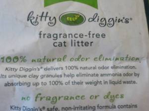 lot 177 image: Kitty Diggins 2 Bags Cat Litter...