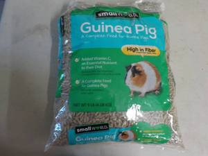 lot 186 image: Small World Guinea Pig Food 9 lb. b...