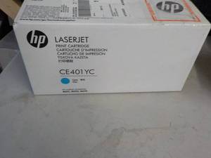 lot 215 image: HP LaserJet Print Cartridge CE401YC...