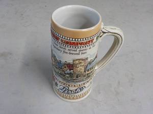 lot 228 image: Strohs Company  Beer Stein 8...
