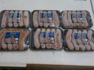 lot 239 image: 6 Frozen pkgs Italian Mild Sausage...