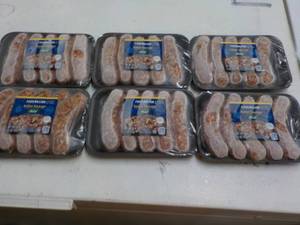 lot 240 image: 6 Frozen pkgs Italian Mild Sausage...
