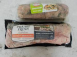 lot 253 image: 2 pkg Frozen PorkLoin Filet and Hon...