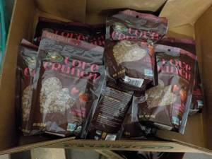 lot 263 image: 10 bags LOVE Crunch Granola Bars p...